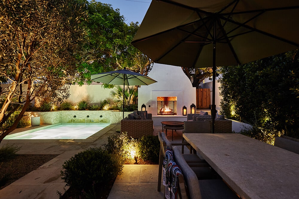 Backyard Hideaway with Pool / Spa by Premier Builders - Hermosa Beach